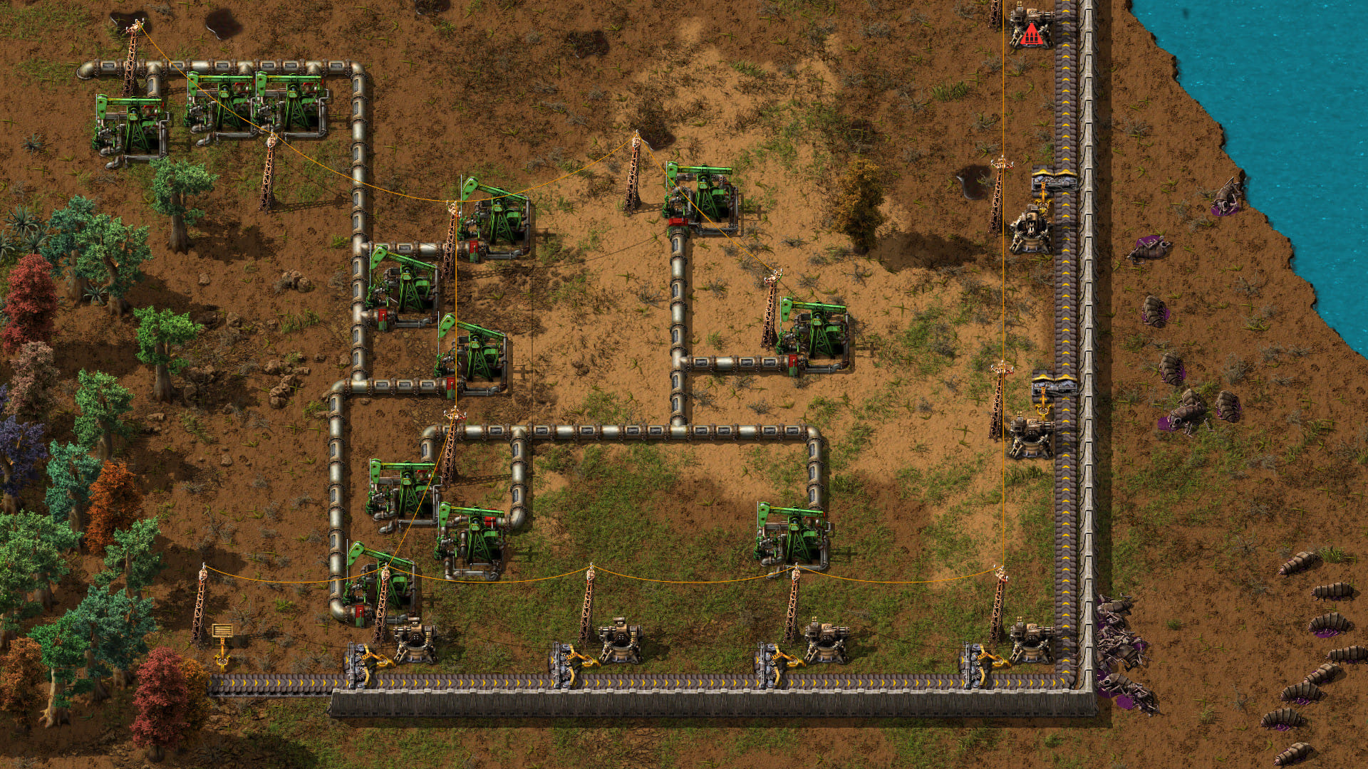 Scénarios PvP, défense et défis sur un serveur Factorio