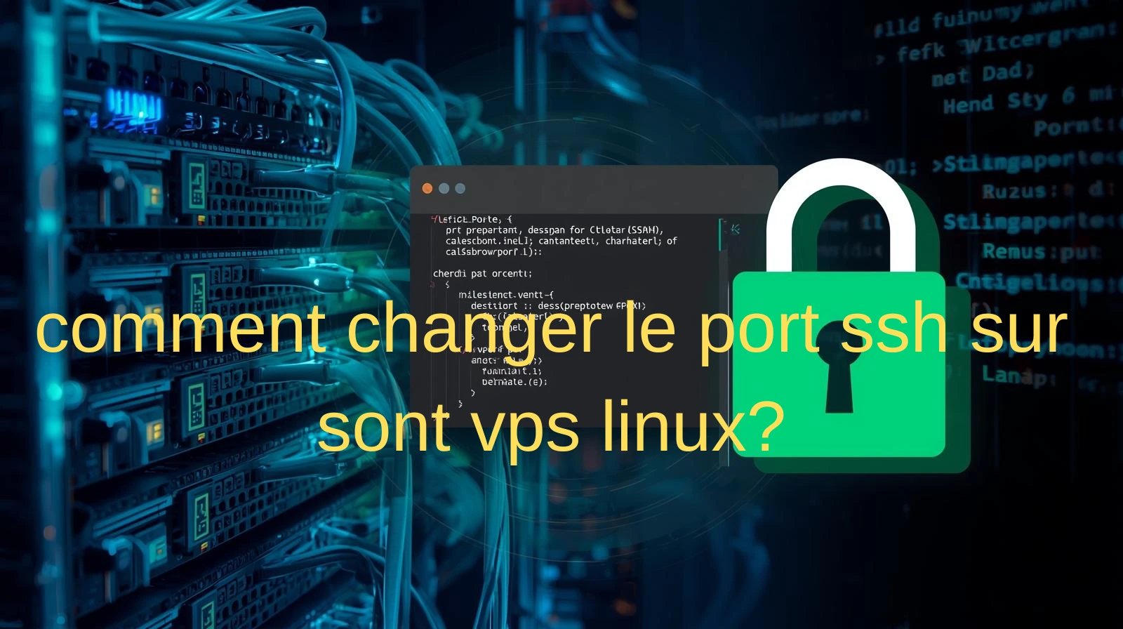 Changer le port SSH sur un VPS Linux